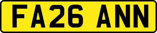 FA26ANN