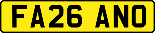 FA26ANO