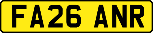 FA26ANR