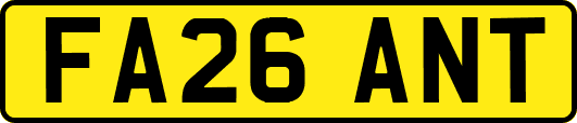 FA26ANT