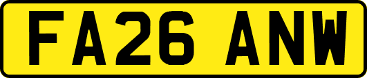 FA26ANW