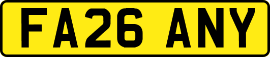 FA26ANY