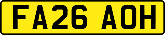 FA26AOH