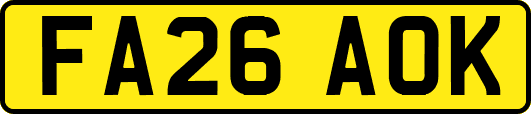 FA26AOK