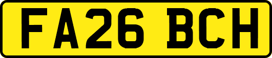 FA26BCH