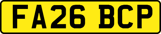 FA26BCP