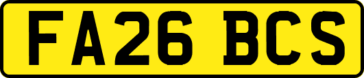 FA26BCS