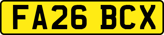 FA26BCX