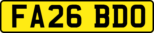 FA26BDO