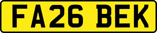 FA26BEK