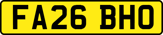 FA26BHO