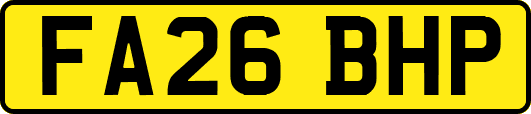 FA26BHP
