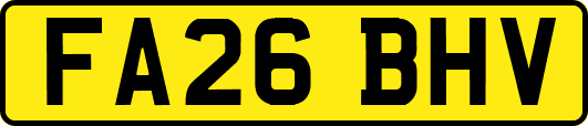 FA26BHV