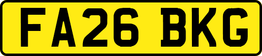 FA26BKG