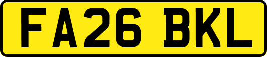 FA26BKL