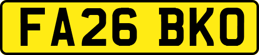 FA26BKO