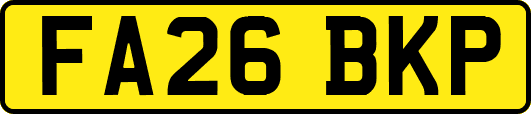 FA26BKP