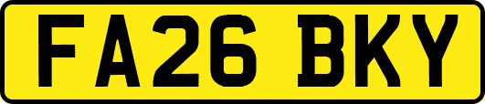 FA26BKY