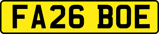 FA26BOE