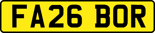 FA26BOR