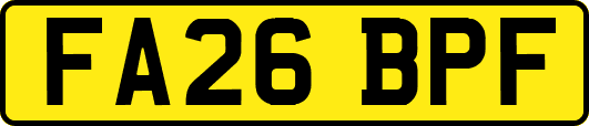 FA26BPF