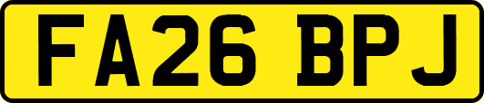 FA26BPJ