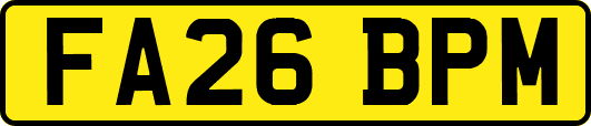 FA26BPM