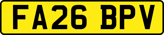 FA26BPV