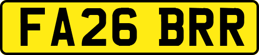 FA26BRR