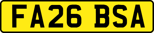 FA26BSA