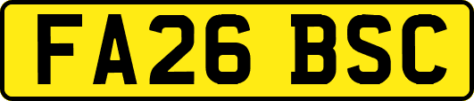 FA26BSC