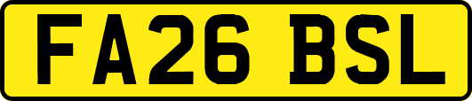 FA26BSL