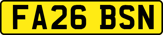 FA26BSN