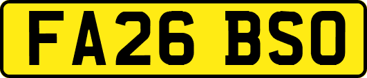 FA26BSO