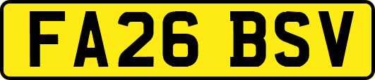FA26BSV