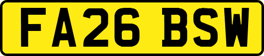 FA26BSW
