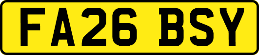 FA26BSY