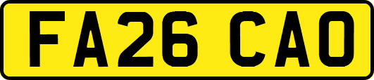 FA26CAO