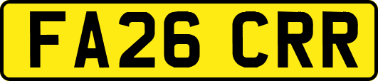 FA26CRR