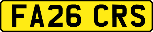 FA26CRS