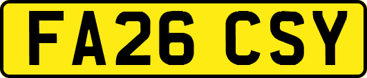 FA26CSY