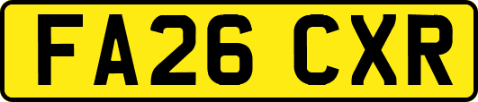 FA26CXR
