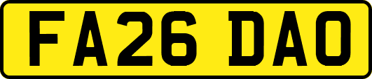 FA26DAO