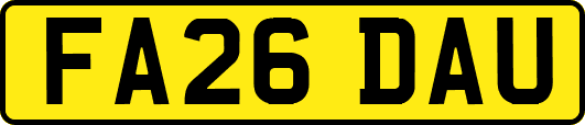 FA26DAU