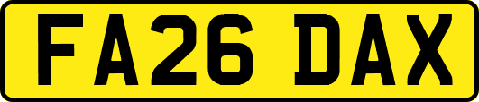 FA26DAX