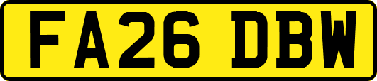 FA26DBW