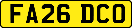 FA26DCO