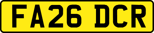 FA26DCR