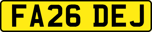 FA26DEJ