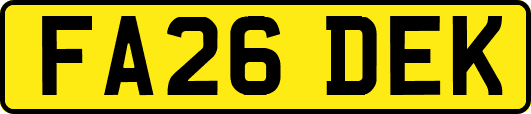 FA26DEK